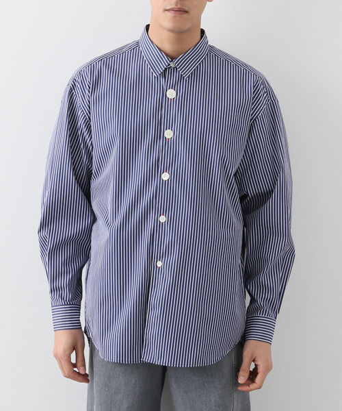 UNFOLLOW(アンフォロー)の「【アベヒロユキ × FOLL archive stripe shirt】(シャツ/ブラウス・メンズ・ブルー系その他・2/3)」の14枚目の写真