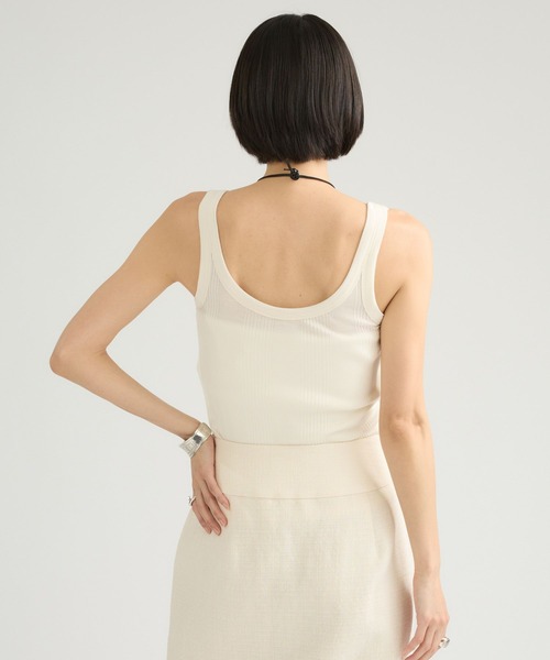 Chaos（カオス）の「Chaos(カオス)/◇3/4坪田あさみさんIGLIVE紹介アイテム◇シルクマルドウタンクトップ（タンクトップ・レディース・ブラック/ベージュ系その他/チャコールグレー/ブラウン系その他/ホワイト・FREE）」の20枚目の写真