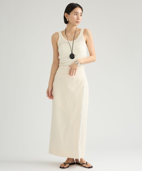 Chaos（カオス）の「Chaos(カオス)/◇3/4坪田あさみさんIGLIVE紹介アイテム◇シルクマルドウタンクトップ（タンクトップ・レディース・ブラック/ベージュ系その他/チャコールグレー/ブラウン系その他/ホワイト・FREE）」の19枚目の写真