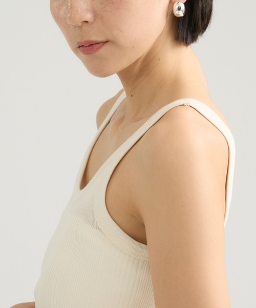 Chaos（カオス）の「Chaos(カオス)/◇3/4坪田あさみさんIGLIVE紹介アイテム◇シルクマルドウタンクトップ（タンクトップ・レディース・ブラック/ベージュ系その他/チャコールグレー/ブラウン系その他/ホワイト・FREE）」の9枚目の写真