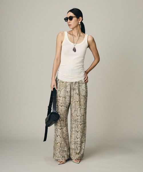 Chaos（カオス）の「Chaos(カオス)/◇3/4坪田あさみさんIGLIVE紹介アイテム◇シルクマルドウタンクトップ（タンクトップ・レディース・ブラック/ベージュ系その他/チャコールグレー/ブラウン系その他/ホワイト・FREE）」の6枚目の写真