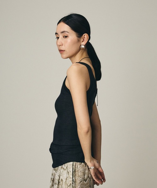 Chaos（カオス）の「Chaos(カオス)/◇3/4坪田あさみさんIGLIVE紹介アイテム◇シルクマルドウタンクトップ（タンクトップ・レディース・ブラック/ベージュ系その他/チャコールグレー/ブラウン系その他/ホワイト・FREE）」の16枚目の写真