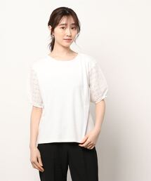 Te chichi TERRASSE | レーススリーブトップス(Tシャツ/カットソー)