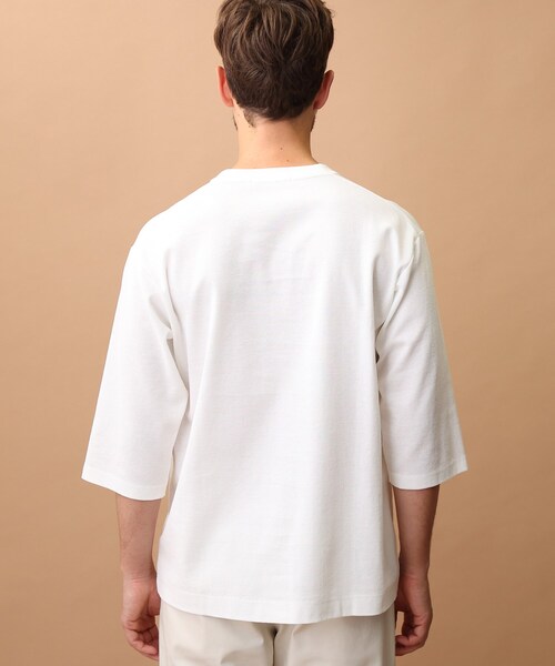 40ｃｔ＆525 裾明きデザイン 7分袖Tシャツ 裾明きデザイン 7分袖Tシャツ