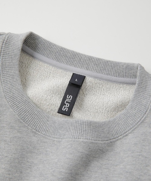 SILAS（サイラス）の「BICOLOR SWEAT TOP　サイラスバイカラースウェットトップ（スウェット・メンズ・ブラック/ベージュ/アッシュ・M/L/XL）」の20枚目の写真