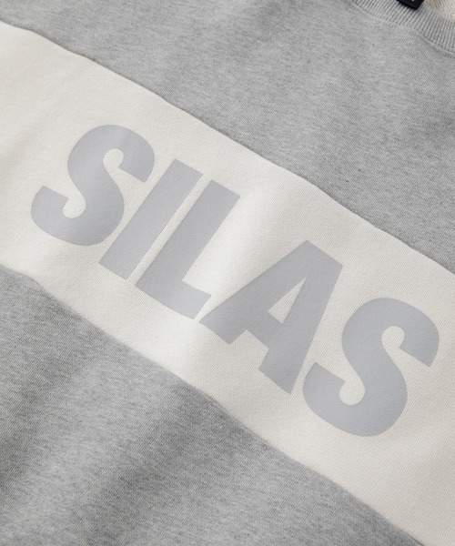 SILAS（サイラス）の「BICOLOR SWEAT TOP　サイラスバイカラースウェットトップ（スウェット・メンズ・ブラック/ベージュ/アッシュ・M/L/XL）」の17枚目の写真