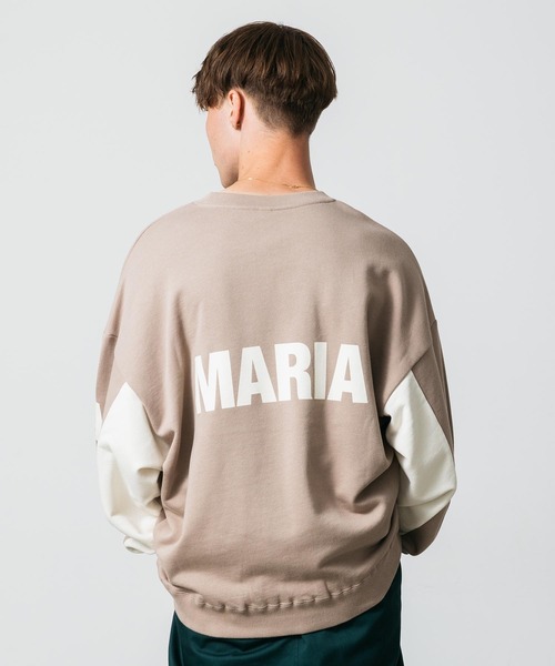 SILAS（サイラス）の「BICOLOR SWEAT TOP　サイラスバイカラースウェットトップ（スウェット・メンズ・ブラック/ベージュ/アッシュ・M/L/XL）」の21枚目の写真