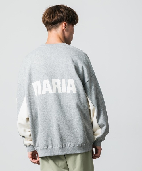 SILAS（サイラス）の「BICOLOR SWEAT TOP　サイラスバイカラースウェットトップ（スウェット・メンズ・ブラック/ベージュ/アッシュ・M/L/XL）」の18枚目の写真