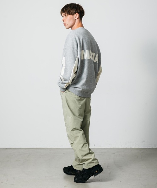 SILAS（サイラス）の「BICOLOR SWEAT TOP　サイラスバイカラースウェットトップ（スウェット・メンズ・ブラック/ベージュ/アッシュ・M/L/XL）」の19枚目の写真