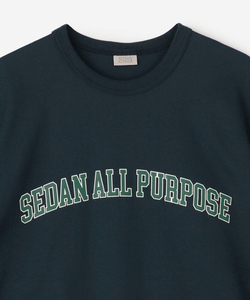 SEDAN ALL-PURPOSE（セダンオールパーパス）の「SEDAN ALL-PURPOSE | アーチロゴビッグTシャツ MEN（Tシャツ/カットソー・メンズ・ネイビー/ホワイト/ベージュ・LARGE/X-LARGE）」の5枚目の写真