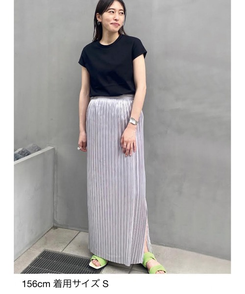 STUNNING LURE（スタニングルアー）の「プリーツタイトスカート（スカート・レディース・シルバー・SMALL/MEDIUM）」の8枚目の写真