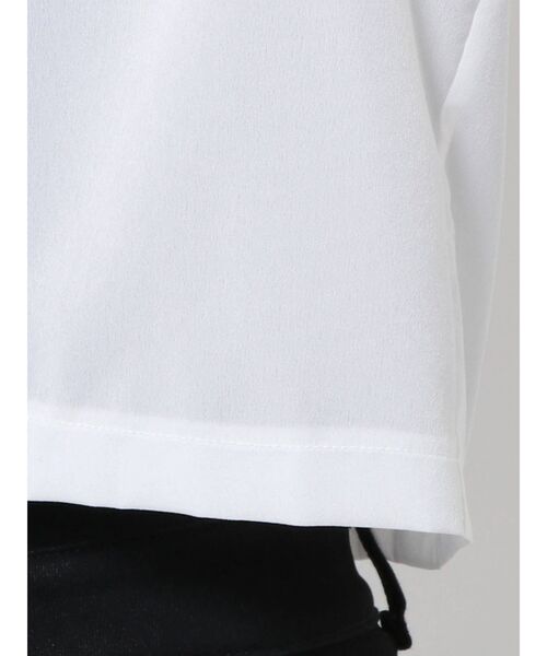 EMODA（エモダ）の「オーバーカラーショートシャツ（シャツ/ブラウス・レディース・その他/ホワイト/ブラック・FREE）」の19枚目の写真