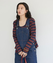 リブカットソーカーディガン+タンクトップSET