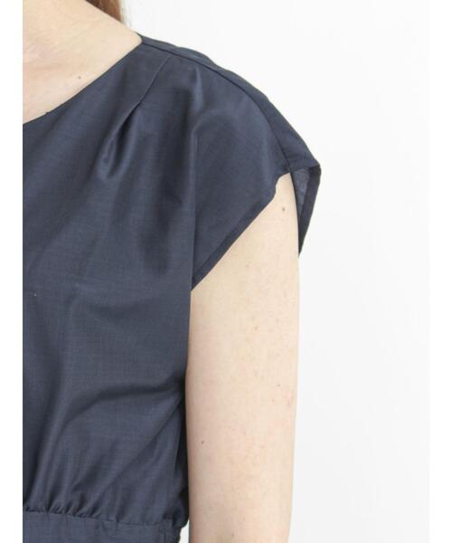 Te chichi（テチチ）の「スパンボイルウエスト切替ワンピース（ワンピース・レディース・ネイビー/ブラウン/ブルー/グリーン・ﾌﾘ-）」の15枚目の写真