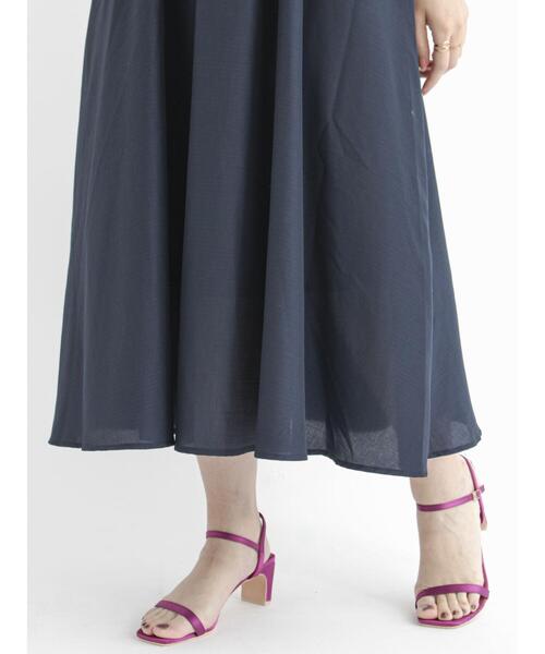 Te chichi（テチチ）の「スパンボイルウエスト切替ワンピース（ワンピース・レディース・ネイビー/ブラウン/ブルー/グリーン・ﾌﾘ-）」の17枚目の写真