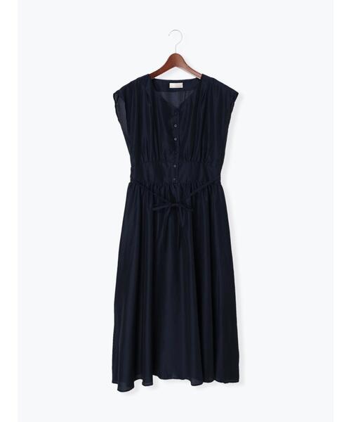 Te chichi（テチチ）の「スパンボイルウエスト切替ワンピース（ワンピース・レディース・ネイビー/ブラウン/ブルー/グリーン・ﾌﾘ-）」の20枚目の写真