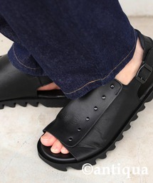 antiqua | 本革デザインサンダル(サンダル)