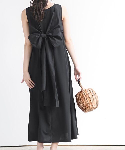 ノースリーブリボンワンピース ｜ SLEEVELESS RIBBON ONE PIECE main image 0
