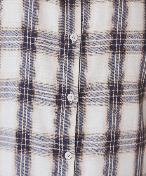 ANGIE（アンジー）の「チェックビックシャツ（シャツ/ブラウス・レディース・ブラック/ベージュ・FREE）」の15枚目の写真