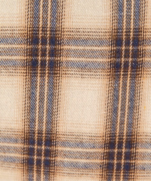 ANGIE（アンジー）の「チェックビックシャツ（シャツ/ブラウス・レディース・ブラック/ベージュ・FREE）」の4枚目の写真