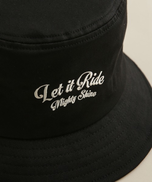 LET IT RIDE(レットイットライド)の「LET IT RIDE × MIGHTY SHINE/ロゴ バケットハット(ハット・メンズ・ホワイト/ブラック・FREE)」の8枚目の写真