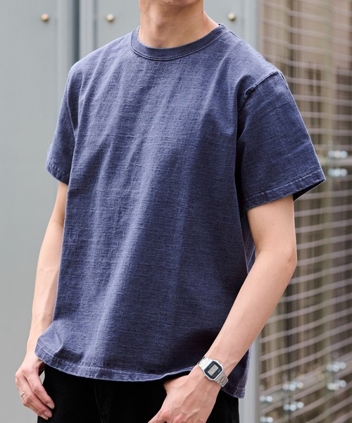 Good On(グッドオン)の「GOOD ON ショートスリーブヘビークルーT GOST2109(Tシャツ/カットソー・メンズ・ホワイト/ブラック/ネイビー/セージグリーン/ナチュラル・S/M/L/XL)」の5枚目の写真