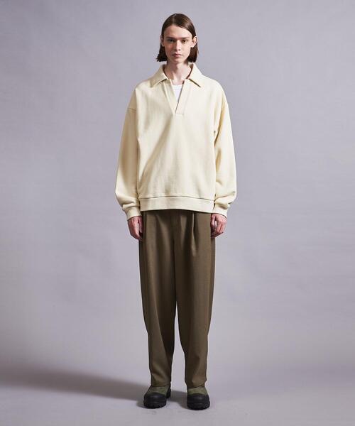 MONKEY TIME（モンキータイム）の「＜monkey time＞ F/TRY SKIPPER PL/スウェット（スウェット・メンズ・ブラウン/ナチュラル・S/M/L/XL）」の13枚目の写真