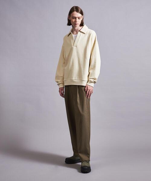 MONKEY TIME（モンキータイム）の「＜monkey time＞ F/TRY SKIPPER PL/スウェット（スウェット・メンズ・ブラウン/ナチュラル・S/M/L/XL）」の15枚目の写真