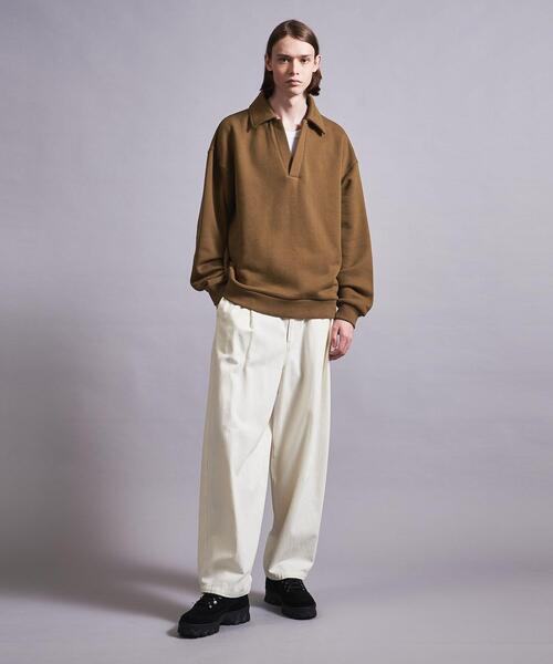 MONKEY TIME（モンキータイム）の「＜monkey time＞ F/TRY SKIPPER PL/スウェット（スウェット・メンズ・ブラウン/ナチュラル・S/M/L/XL）」の21枚目の写真