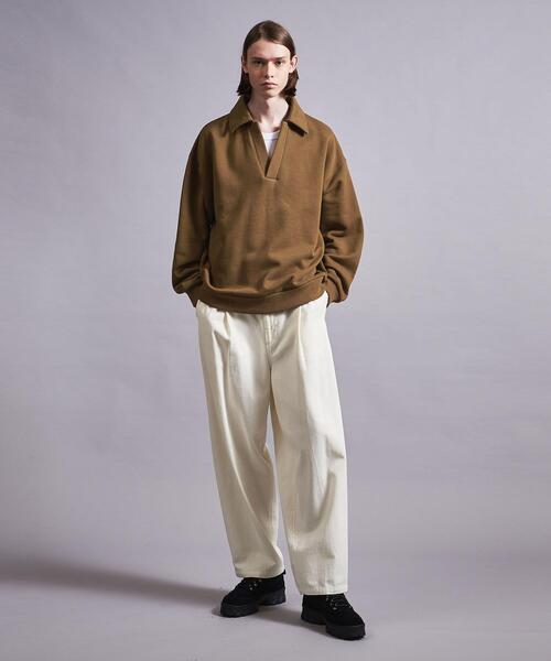 MONKEY TIME（モンキータイム）の「＜monkey time＞ F/TRY SKIPPER PL/スウェット（スウェット・メンズ・ブラウン/ナチュラル・S/M/L/XL）」の22枚目の写真