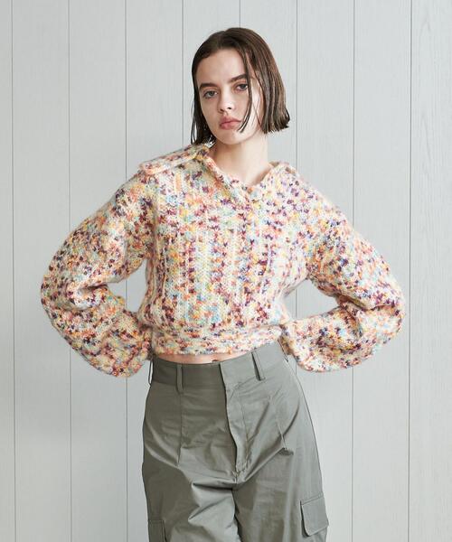 H beauty&youthスパンコールショートベスト H BEAUTY&YOUTH UNITED ARROWS（エイチビューティーアンドユース