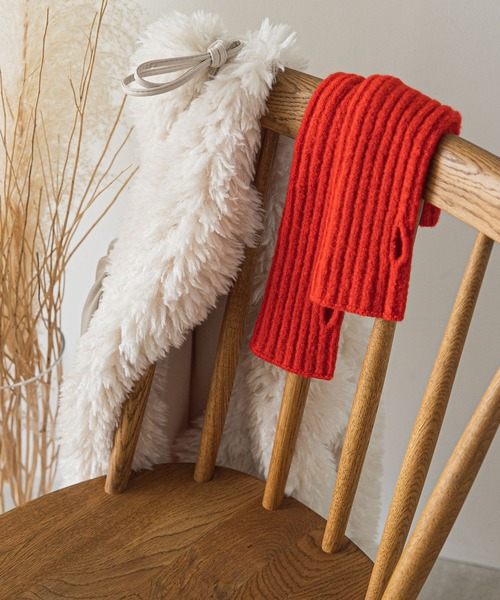 セール】リブニットアームウォーマー（アームカバー