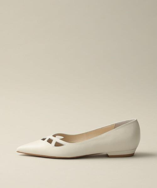 ODETTE E ODILE(オデットエオディール)の「カットアウト フラット15↓↑(パンプス・レディース・ブラック/ダークグリーン/ベージュ/オフホワイト・25cm/21.5cm/22cm/22.5cm/23cm/23.5cm/24cm/24.5cm)」の19枚目の写真