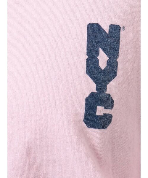 Ungrid（アングリッド）の「NY(new york city)別注 ロゴロングスリーブTee（Tシャツ/カットソー・レディース・オフホワイト/ピンク/ライトグレー・FREE）」の11枚目の写真