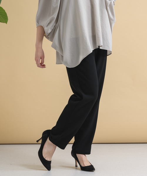 Paradise Picnic(パラダイスピクニック)の「CYAN ウエストギャザーカラーパンツ(その他パンツ・レディース・ブラック/ブルー/ピンク・FREE)」の2枚目の写真