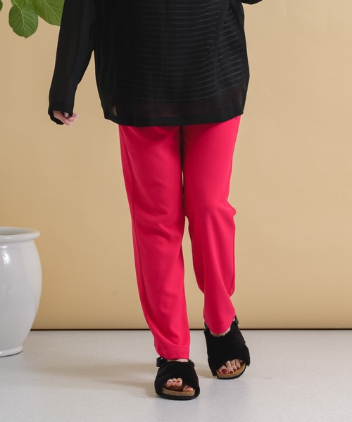 Paradise Picnic(パラダイスピクニック)の「CYAN ウエストギャザーカラーパンツ(その他パンツ・レディース・ブラック/ブルー/ピンク・FREE)」の5枚目の写真