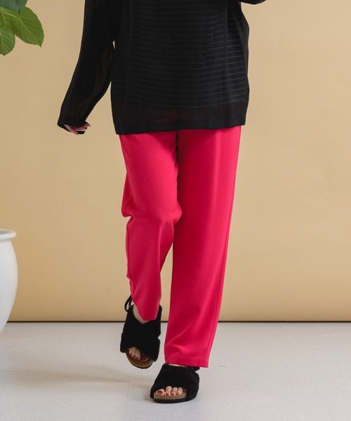 Paradise Picnic(パラダイスピクニック)の「CYAN ウエストギャザーカラーパンツ(その他パンツ・レディース・ブラック/ブルー/ピンク・FREE)」の6枚目の写真