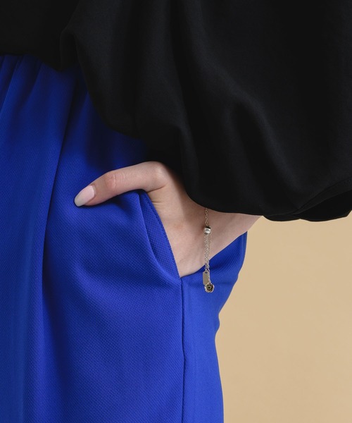 Paradise Picnic(パラダイスピクニック)の「CYAN ウエストギャザーカラーパンツ(その他パンツ・レディース・ブラック/ブルー/ピンク・FREE)」の18枚目の写真