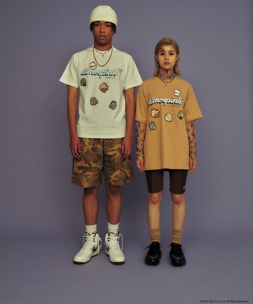 atmos pink(アトモスピンク)の「すみっコぐらし × atmos pink ビックTシャツ 【SP】(Tシャツ/カットソー・レディース・ベージュ/ホワイト・XS/S/L/M)」の6枚目の写真