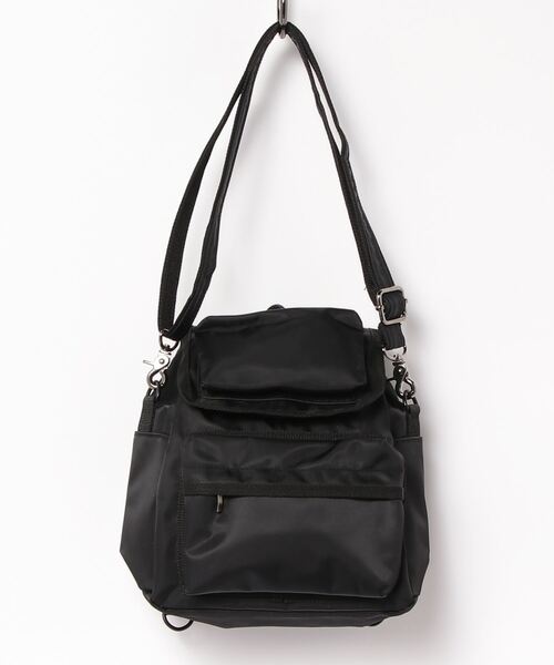 603（ロクマルサン）の「603　スーパーミニ2wayボディバッグ（バックパック/リュック・メンズ・ブラック/ホワイト・FREE）」の6枚目の写真