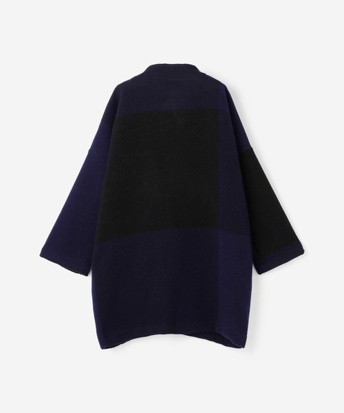 GALLEGO DESPORTES（ギャレゴデスポート）の「GALLEGO DESPORTES | ウールチェック ビッグコート MEN（その他アウター・メンズ・ブルー系その他5・LARGE/MEDIUM）」の9枚目の写真