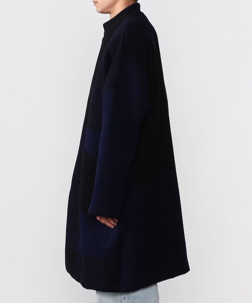 GALLEGO DESPORTES（ギャレゴデスポート）の「GALLEGO DESPORTES | ウールチェック ビッグコート MEN（その他アウター・メンズ・ブルー系その他5・LARGE/MEDIUM）」の6枚目の写真