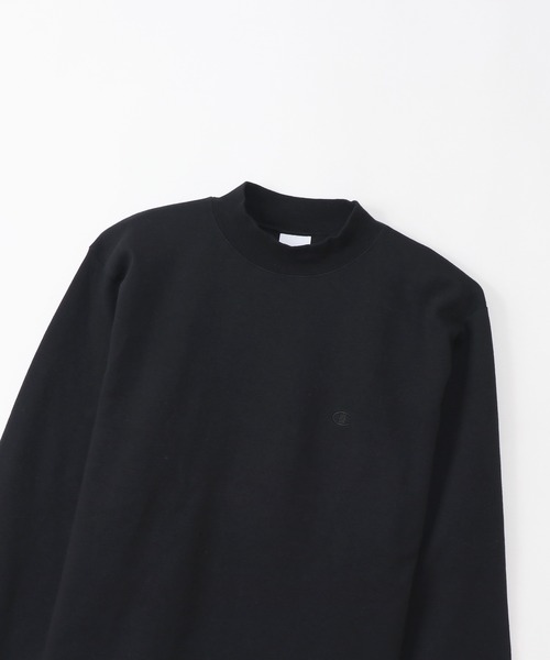 Champion（チャンピオン）の「【Champion/チャンピオン】メンズ ベーシック モックネックロングスリーブTシャツ（Tシャツ/カットソー・メンズ・ブラック/ネイビー/オフホワイト/オリーブ/チャコール/マルーン・MEDIUM/X-LARGE/LARGE/SMALL）」の11枚目の写真