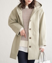 ikka | RENU メルトンミドル丈フードジャケット(その他アウター)