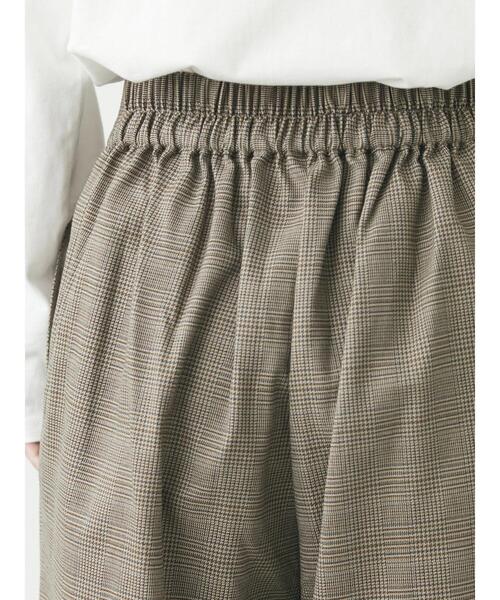 Green Parks(グリーンパークス)の「チェックワイドパンツ(その他パンツ・レディース・グリーン系その他2/ブルー系その他/ハウンドトゥース・FREE)」の16枚目の写真