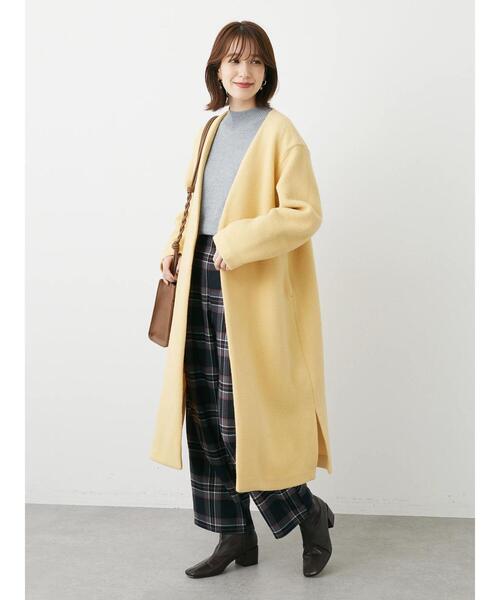 Green Parks(グリーンパークス)の「チェックワイドパンツ(その他パンツ・レディース・グリーン系その他2/ブルー系その他/ハウンドトゥース・FREE)」の21枚目の写真