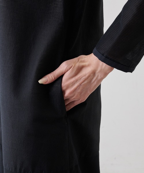 Whim Gazette(ウィムガゼット)の「【GEMINI】シャドーボーダーワンピース(ワンピース・レディース・ブラック・FREE)」の13枚目の写真