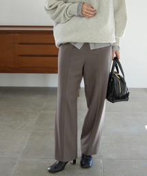 SLOBE IENA | T/Rウールイージースラックスパンツ(スラックス)