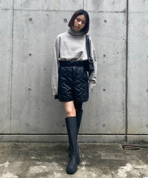 セール】ウールカシミヤタートルネックニット / Wool Cashmere