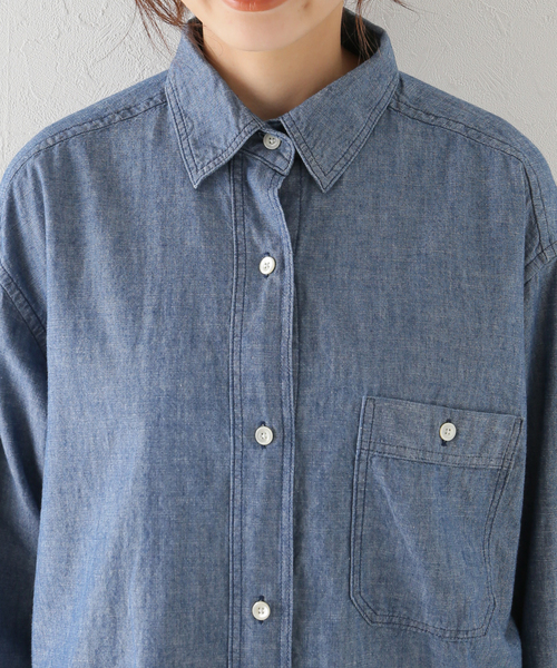 plage（プラージュ）の「○Dungaree trad シャツ（シャツ/ブラウス  